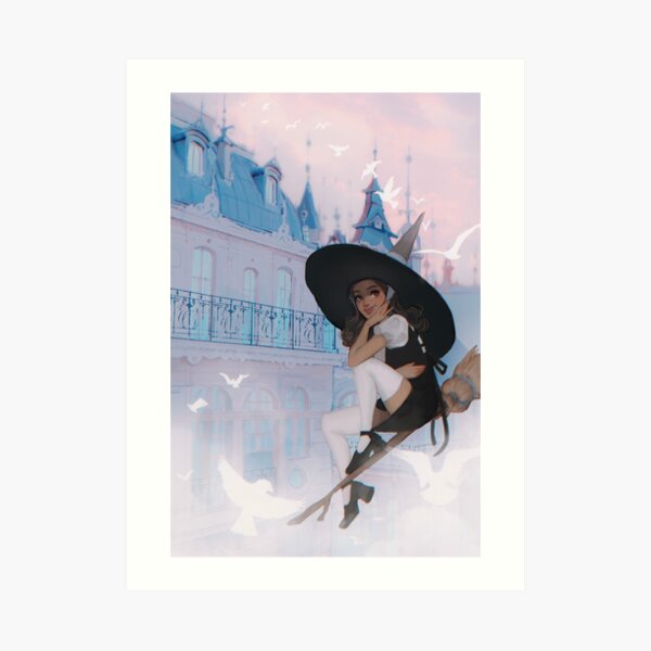 head in the clouds Art Print