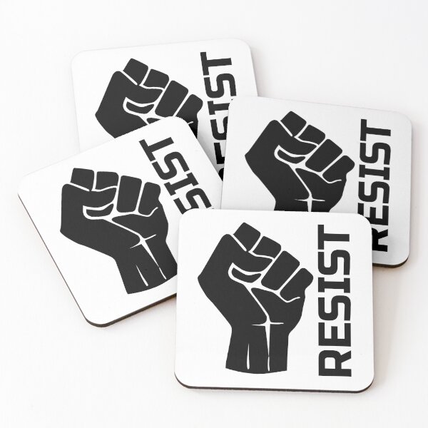 Item preview, Resist with fist 2 - in black designed and sold by pASob-dESIGN.