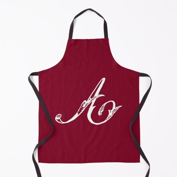 Item preview, Vintage Stylish White Burgundy Red Monogram A designed and sold by Vintage-TM.