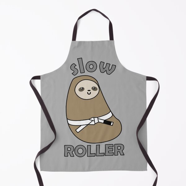Item preview, BJJ Slow Roller - White Belt Sloth - Grey designed and sold by AJ-DesignCo.