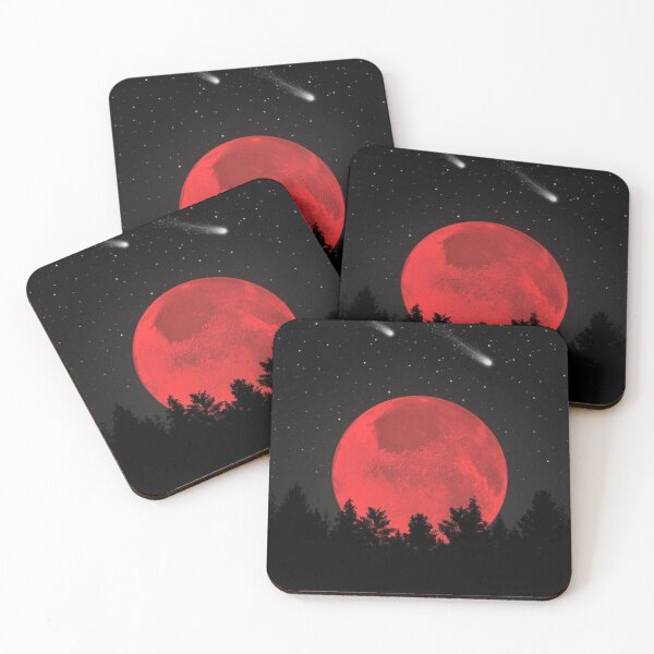 Item preview, Shooting Stars Above The Full Moon designed and sold by DopeTops.