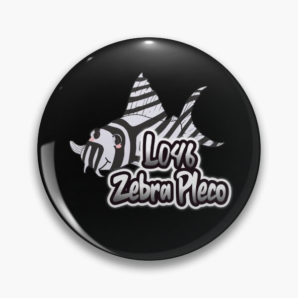 Item preview, L046 Zebra Pleco Sticker designed and sold by GFishy.