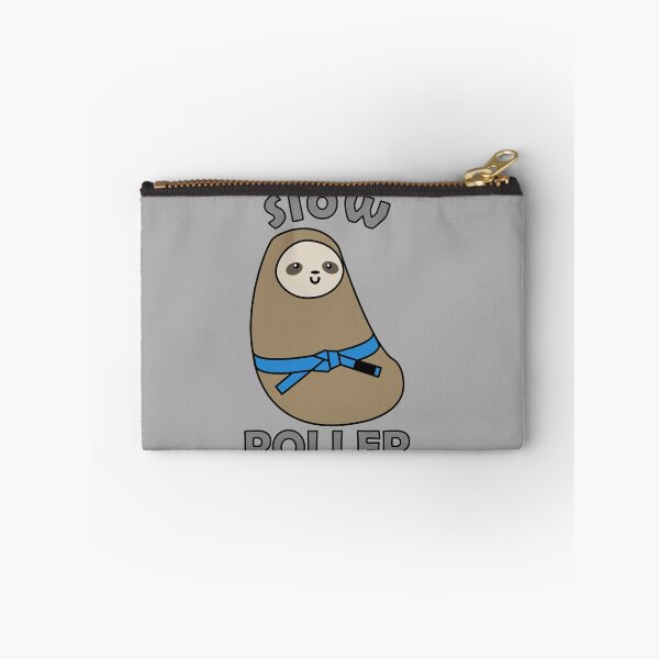 Item preview, BJJ Slow Roller - Blue Belt Sloth - Grey designed and sold by AJ-DesignCo.
