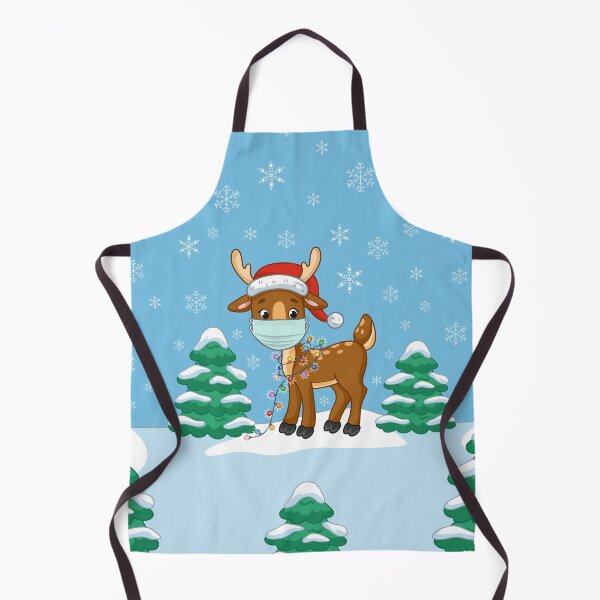 Item preview, Reindeer Wearing A Mask For Christmas designed and sold by Lemon Pepper.