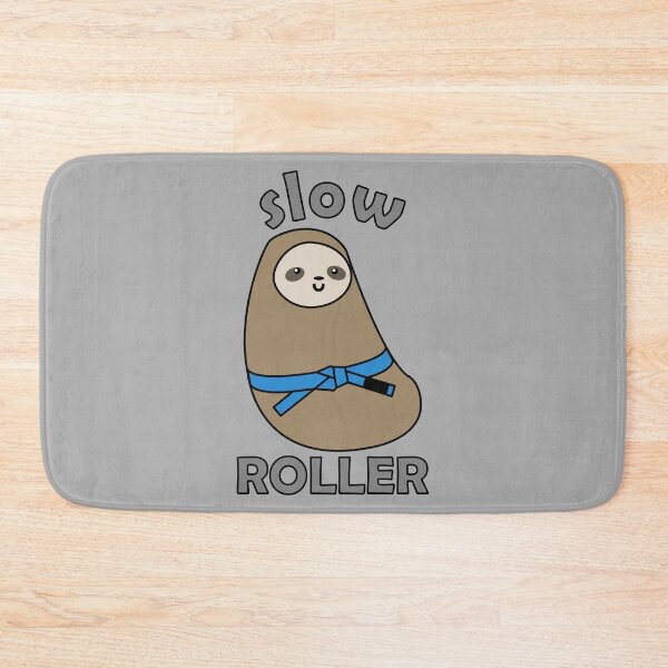 Item preview, BJJ Slow Roller - Blue Belt Sloth - Grey designed and sold by AJ-DesignCo.