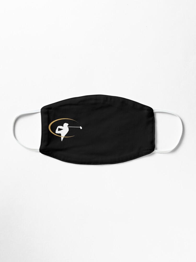 Alternate view of Golfer | Golf | Golfing | Face Mask | Black Mask