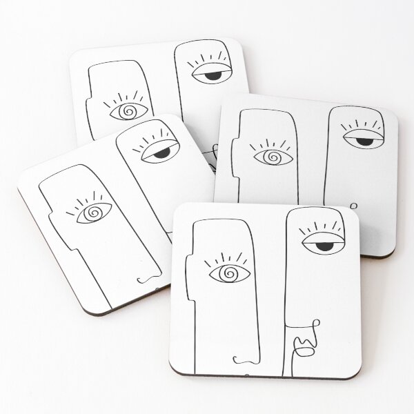 Item preview, Abstract Faces designed and sold by Tinteria.