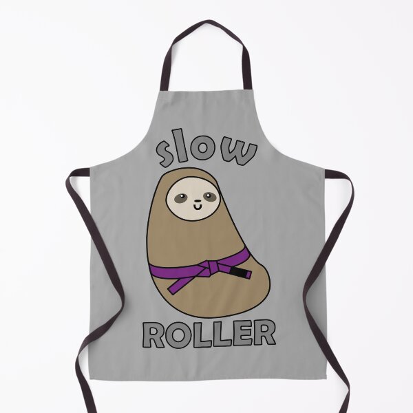 Item preview, BJJ Slow Roller - Purple Belt Sloth - Grey designed and sold by AJ-DesignCo.