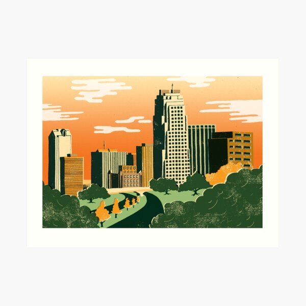 Raleigh, North Carolina Art Print