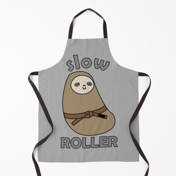Item preview, BJJ Slow Roller - Brown Belt Sloth - Grey designed and sold by AJ-DesignCo.