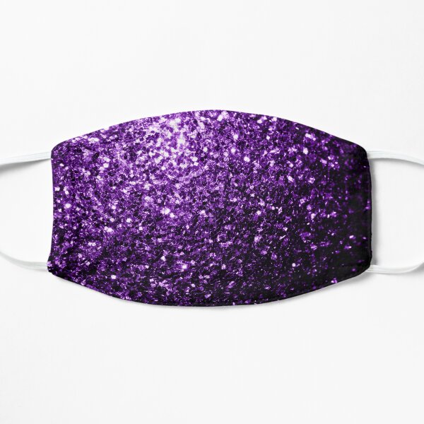 Beautiful Dark Purple glitter sparkles Mask