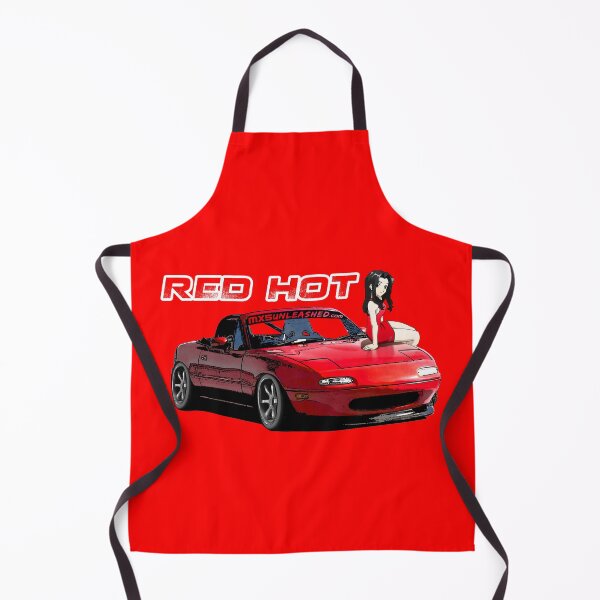 Item preview, Red Miata MX-5 with anime girl designed and sold by CoolCarVideos.