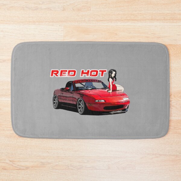 Item preview, Red Miata MX-5 with anime girl  designed and sold by CoolCarVideos.