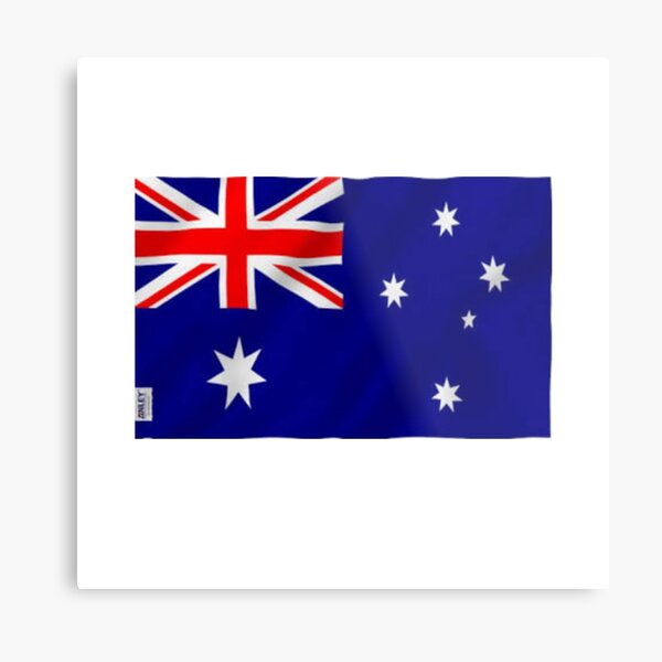 Australia Flag Metal Print
