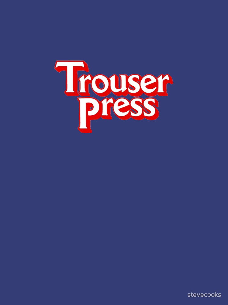"Trouser Press Magazine Logo" Tshirt by stevecooks Redbubble