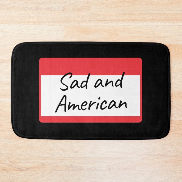 Item preview, Sad and American- label designed and sold by piastrelli.