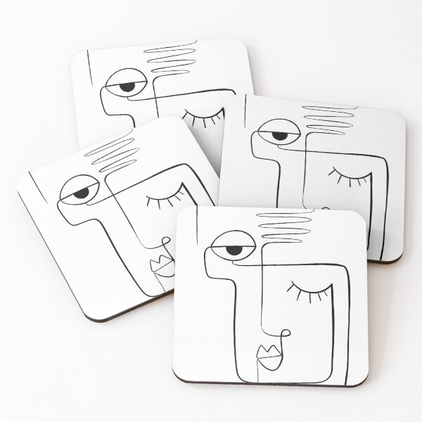 Item preview, Abstract Faces designed and sold by Tinteria.