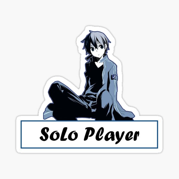 Sword Art Online Kirito Solospieler Sticker