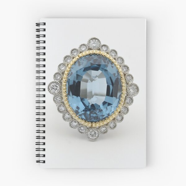 Item preview, Beautiful Aquamarine Diamond designed and sold by newburyboutique.