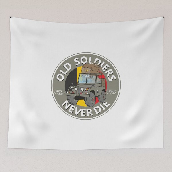 Item preview, Old Soldiers Never Die designed and sold by Born (to be) Wild.
