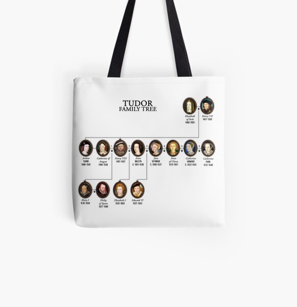 Tudor family tree Tote Bag for Sale by theobald1990