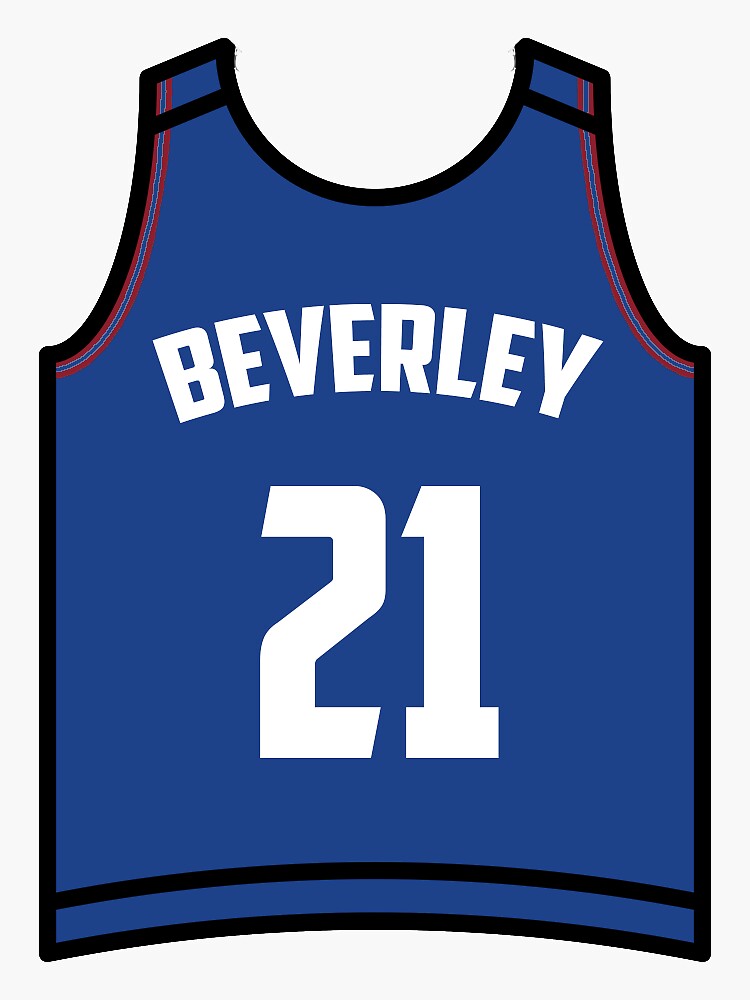 Patrick Beverley - Clippers Jersey Sticker for Sale by GammaGraphics