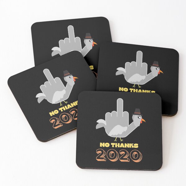 Item preview, 2020 No Thanks Funny Pilgrim Turkey Hand Turkey Thanksgiving 2020 sucks designed and sold by RKSDesigns.