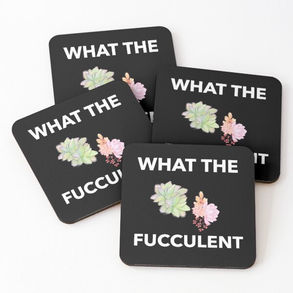 Item preview, What the fucculent  designed and sold by QM Designing.