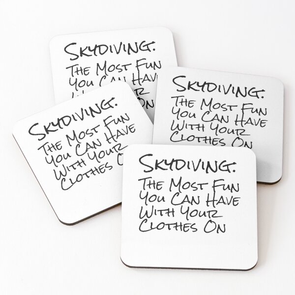 Item preview, Skydiving The Most Fun You can Have with Your Clothes On designed and sold by SkydiveApparel.