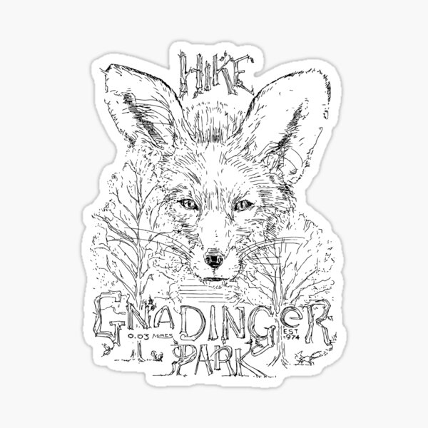 Item preview, Hike the Wilds of Gnadinger Park designed and sold by NplusStudio.