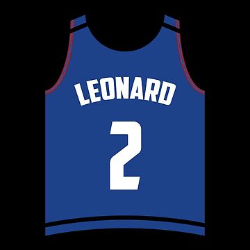 Kawhi Leonard - Clippers Jersey Sticker for Sale by GammaGraphics