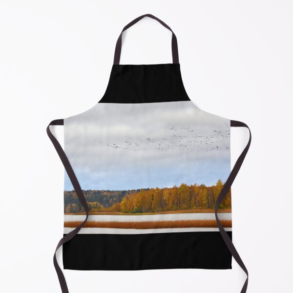 Item preview, Barnacle geese over the Autumn lake designed and sold by Jouko Lehto Photography.