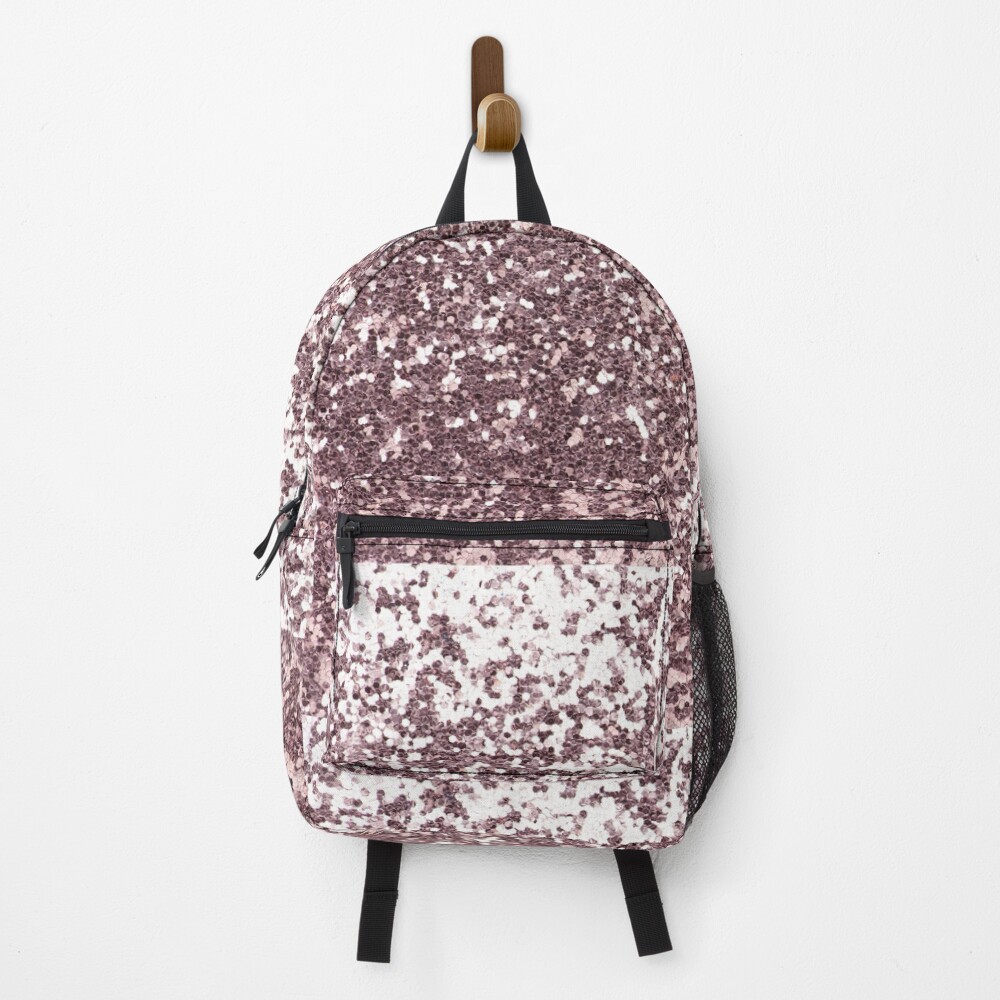 blush colored backpack