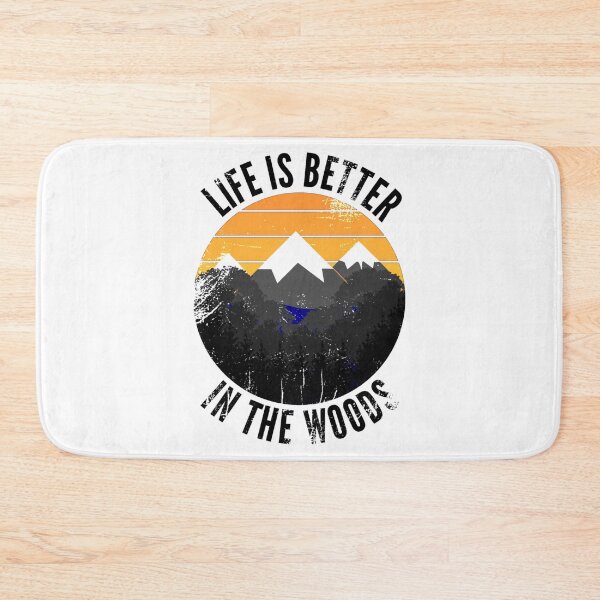 Item preview, Life Is Better In The Woods Vinatge designed and sold by DarkHumorstore.