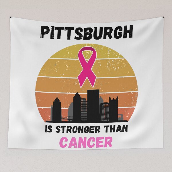 Item preview, Vintage Pittsburgh Is Stronger Than Cancer  designed and sold by MoMasry.