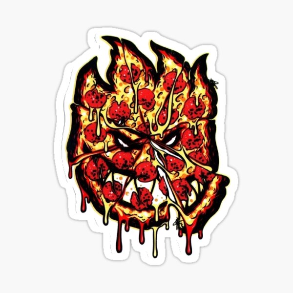 Spitfire pizza Sticker
