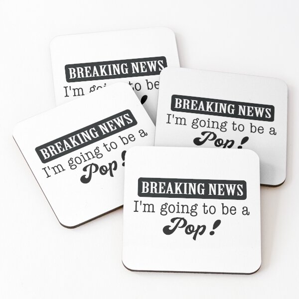 Item preview, Breaking News - I'm Going to be a Pop! designed and sold by LovenLaughter.
