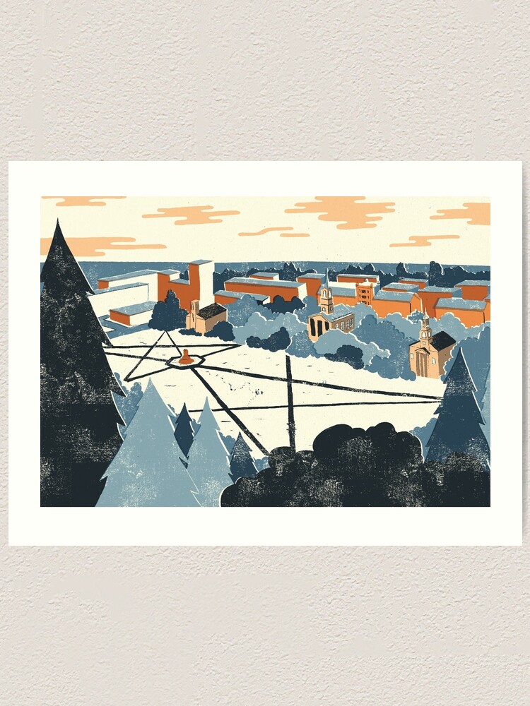 Alternate view of New Haven, Connecticut Art Print