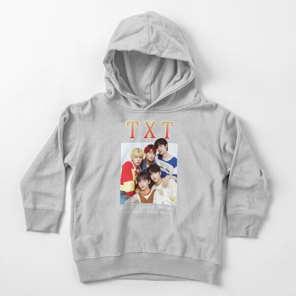 TXT Tomorrow x Together CUTE Vintage 90s Band Tee Toddler Pullover Hoodie