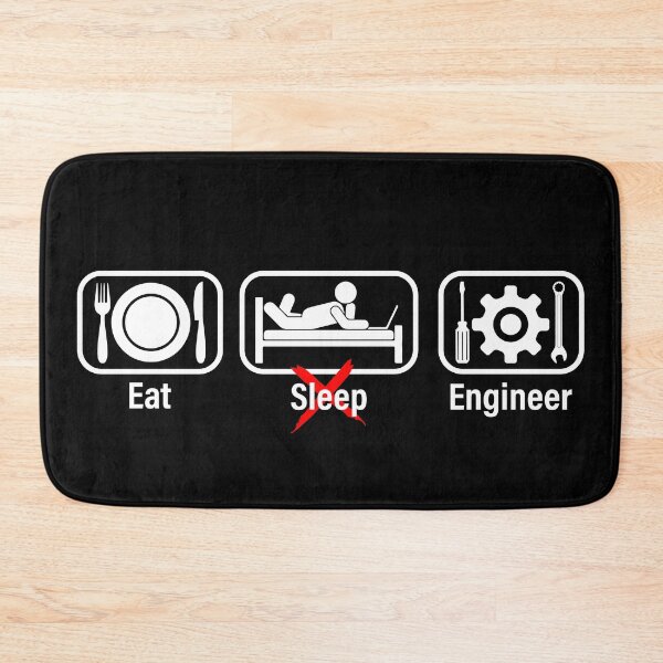 Item preview, Eat NO Sleep Engineer designed and sold by lolotees.