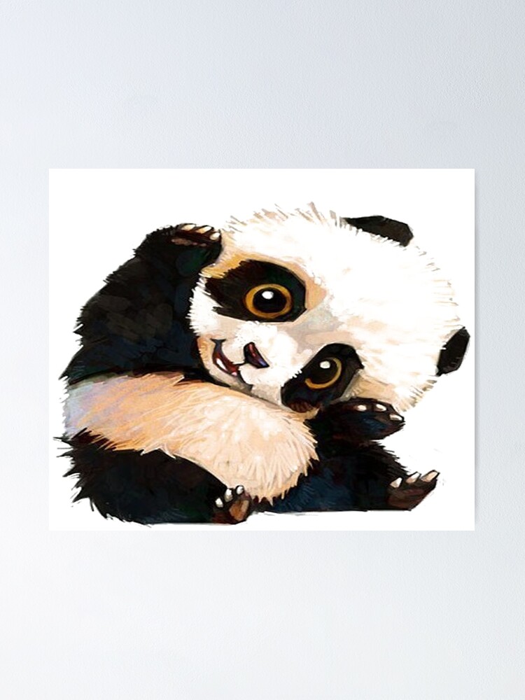 Tibetan Mastiff Giant Panda Bear Red Panda Cuteness Poster For Sale By Digitalcrown Redbubble