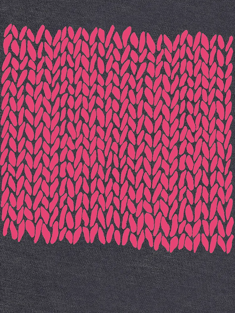 Thumbnail 6 of 6, Lightweight Sweatshirt, Hand Knit Raspberry designed and sold by ProjectM.