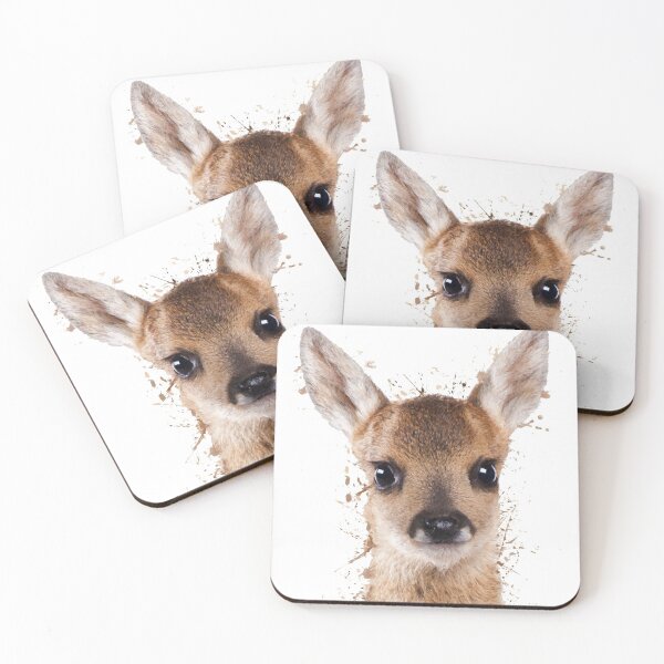 Item preview, Baby deer watercolor animals nursery decor designed and sold by DelzStudio.