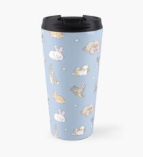 Abundance of buns - blue Travel Mug