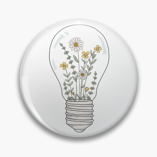 Item preview, Light Bulb with Flowers  designed and sold by jamiemaher15.