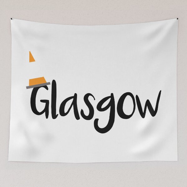 Item preview, Glasgow Orange Traffic Cone Design designed and sold by MacPean.