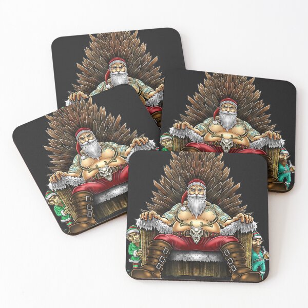 Item preview, Santa Is Coming Santa Sitting on Throne Christmas designed and sold by palaelica.
