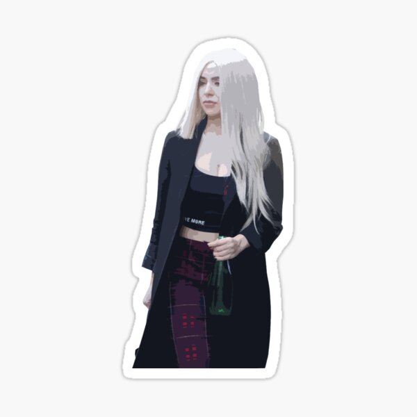 Ava Max Cartoon Sticker