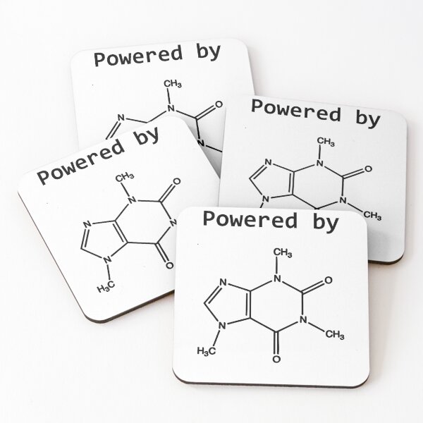 Item preview, Powered by Caffeine  designed and sold by Adel Qasem.