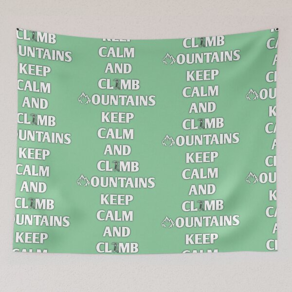 Item preview, Keep calm and climb mountains designed and sold by wiwiart.